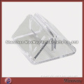 Triangle clear lucite/acrylic menu holder